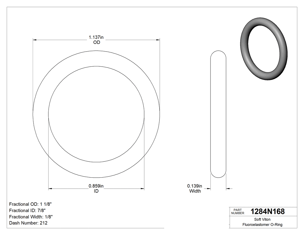 Technical drawing - 1284N168
